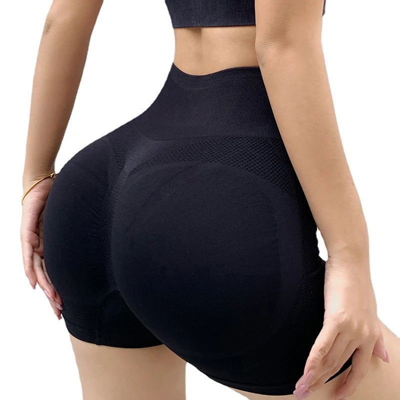 Women Sports Shorts (High Waist Push Up Gym Shorts)